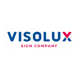 Logo empresa Visolux Comunicação Visual